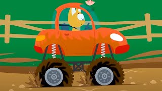Котенок и волшебный гараж 🐱 По уши в грязи 🚜 Мультфильм для детей