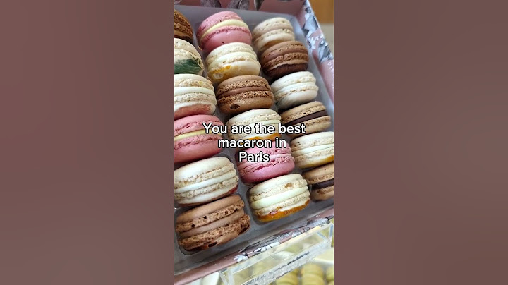 And the best macaron in Paris goes to...