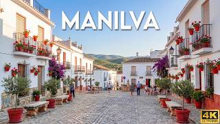 MANILVA 🇪🇸 Costa del Sol’s Secret White Village | 4K Walking Tour