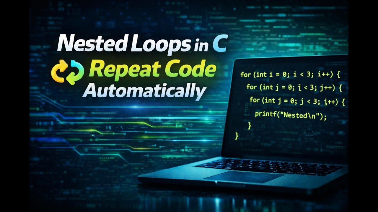 Nested Loop in C | Print Tables Program Explained - YouTube