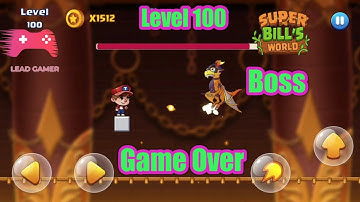 Super Bill World - Fan Adventure level 100 Game Over   #games #gaming #gameplay