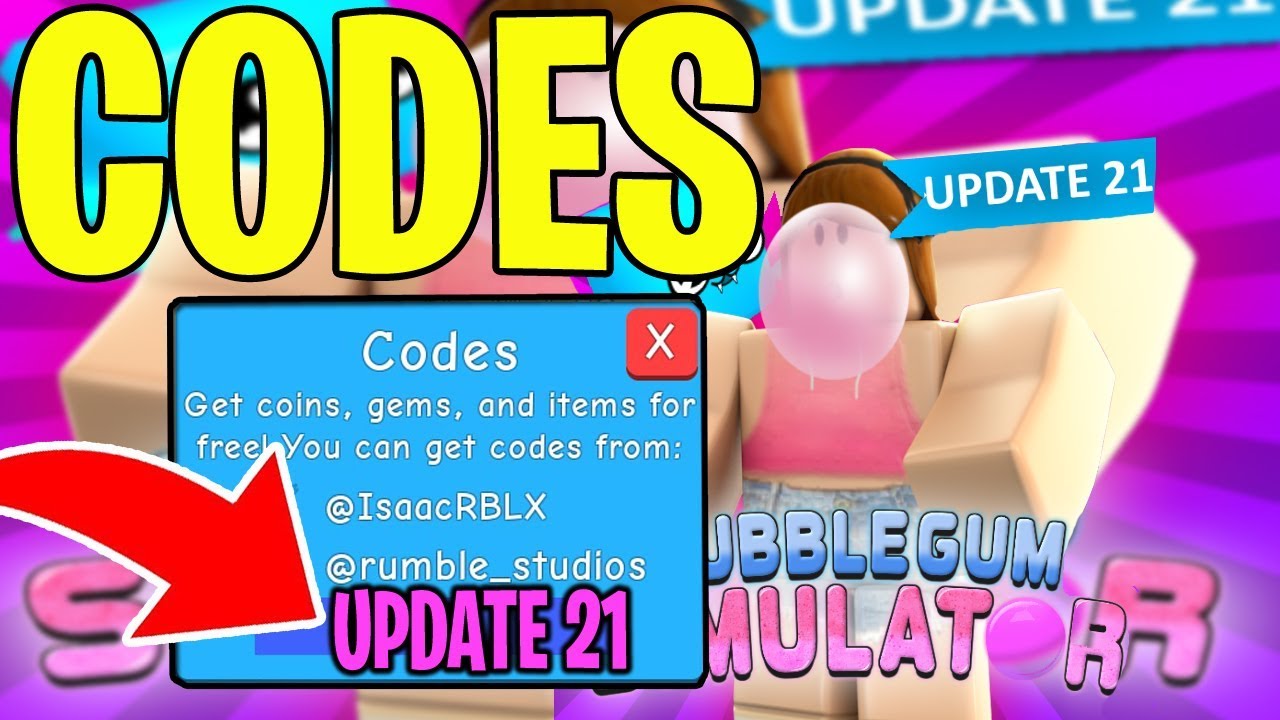new-bubble-gum-simulator-codes-roblox-update-21-new-egg-youtube