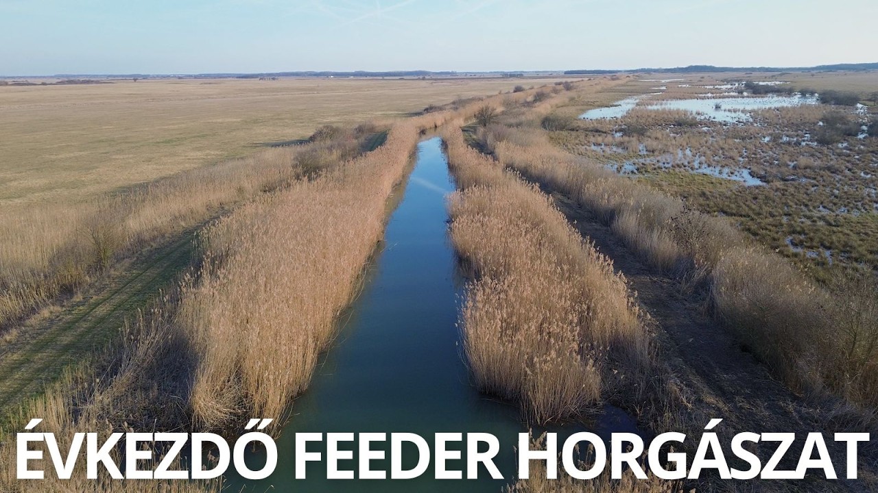 Évindító rapid feeder a csatorna partján!