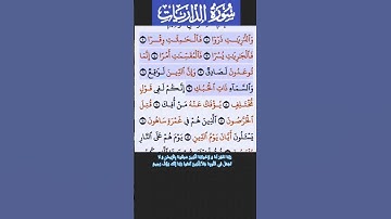 سورة الذاريات 1-9 فارس عباد