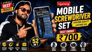 Best Mobile Repair Tool Kit Under ₹700 😱 | Lifelong 52-in-1 Screwdriver Set Review