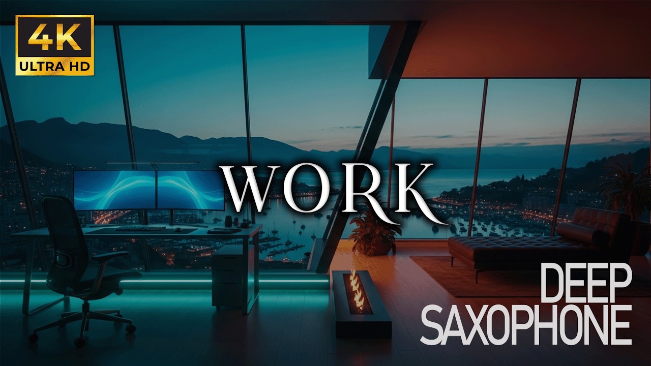 𝐃𝐞𝐞𝐩 𝐖𝐨𝐫𝐤 𝐌𝐮𝐬𝐢𝐜 - Refined Deep Saxophone Focus Sounds for Productive Work Hours