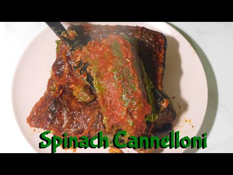 Spinach Cannelloni (extra kwispy)