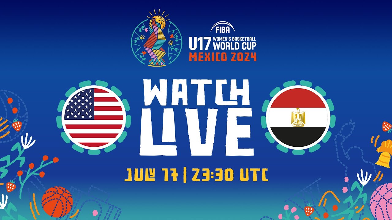 Round of 16 | USA v Egypt | Full Basketball Game | FIBA U17 Women's Basketball World Cup 2024