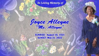 Celebrating The Life of Joyce Alleyne