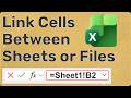 How to Reference another sheet or workbook in Microsoft Excel