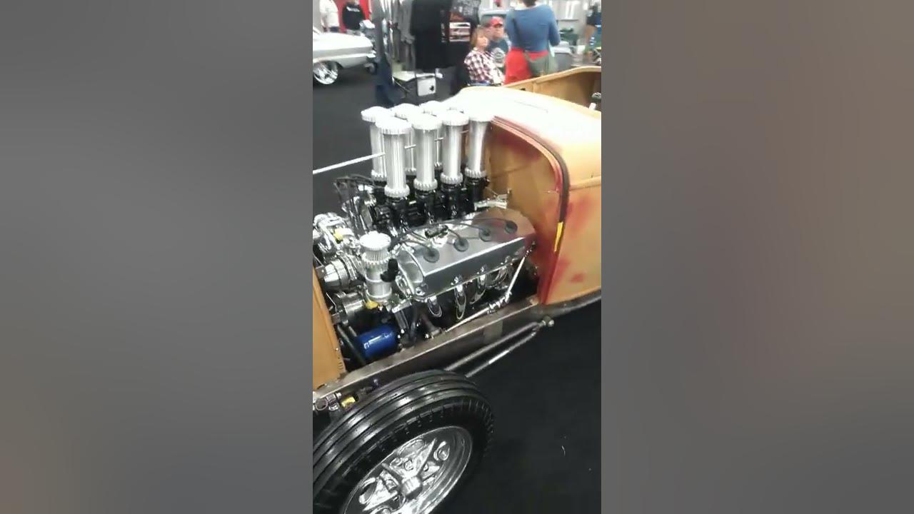 Wicked Injected Hemi Hot Rod Build Asphalt Angels Car Show 2022 YouTube