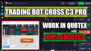 Trading Bot Cross C3 Pro 2023 - Work In Market Quotex || 100% Success