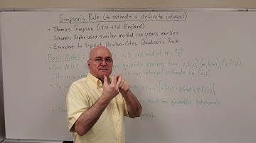 Numerical Analysis - (a) Simpson