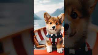 Cute Dog in boat #dog #shorta