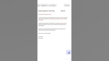 Resignation email #jobapplication