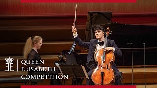 Shostakovich Cello Sonata in D minor op. 40 | Petar Pejčić - Queen Elisabeth Competition 2022