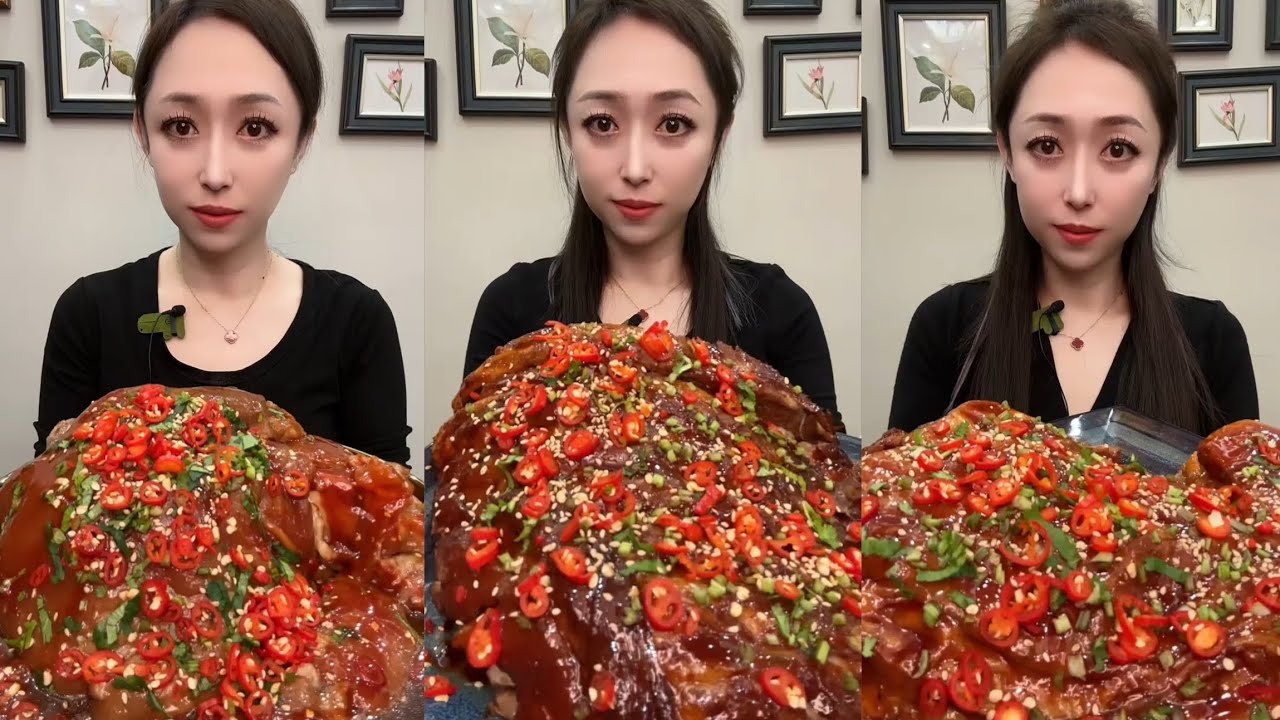 Yummy #37:Eat rib belly braised pork belly boil spicy 🥵🔥 Seafood skewer 🍡#mukbang #yummy #delicious