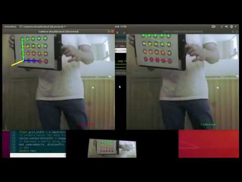 CalCV - Camera Calibration demo using OpenCV - YouTube