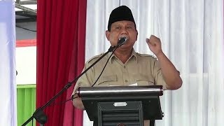 Pidato Lengkap Prabowo Sebut “Tampang Boyolali” yang Dinilai Melecehkan hingga Dilaporkan ke Polisi