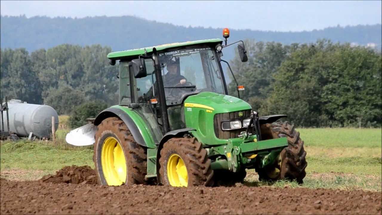 John Deere 5090r & Huard - Labour-Ploughing
