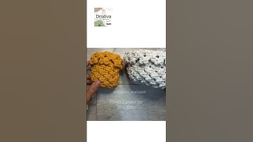 CACHEPÔ EM MACRAMÉ,  LINDO E FÁCIL, PARA INICIANTES #macrame #art #makrametutorial