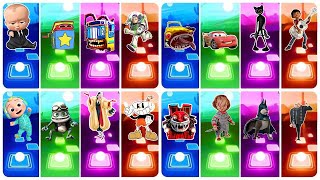 EXTRA SLIDE 🆚 CRAZY FROG 🆚 SUPERMAN 🆚 SPIDERMAN 🆚 SONIC 🆚 PINKFONG 🌈 Who Wil Win? TilesHop