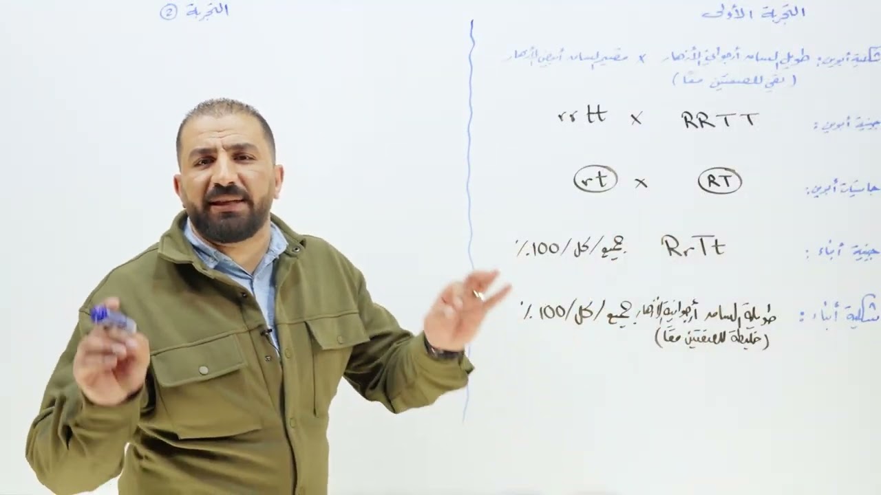 شرح قانون مندل الثاني ج2 د. مصعب القطاوي 