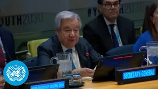 Un Chief Advocates For Youth Political Engagement | Ecosoc Youth Forum 2024 | United Nations