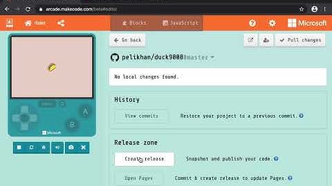 GitHub with MakeCode: Releases