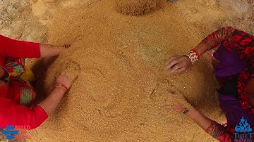 Reconstruction of school in Bakhang - CSEB Interlocking Brick