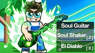 THE NEW SOUL GUITAR IS REDICULOUS! *Showcase* Roblox Blox Fruits