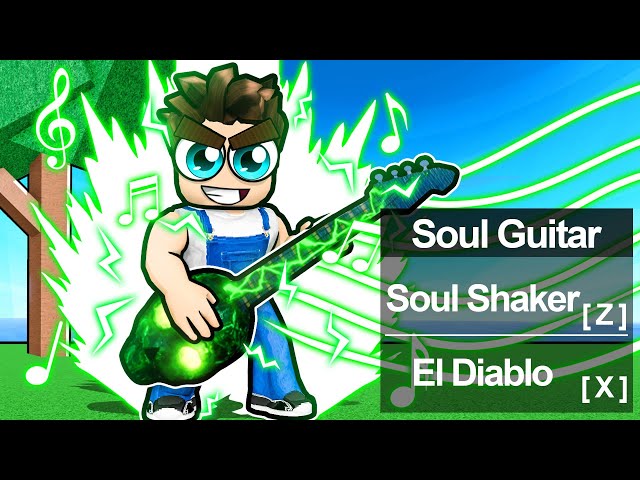 Soul Guitar Showcase in Blox Fruits