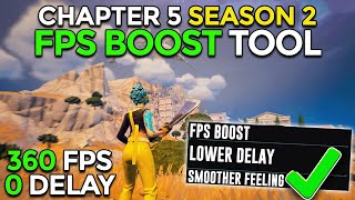 How to BOOST FPS and LOWER Input Delay in Fortnite Chapter 5 Season 2 (Working Method)