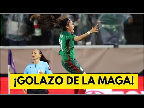 GOLAZO DE MÉXICO. Ovalle adelanta a la selección mexicana ante Estados Unidos | Copa Oro Femenina