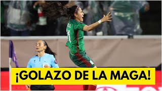 GOLAZO DE MÉXICO. Ovalle adelanta a la selección mexicana ante Estados Unidos | Copa Oro Femenina