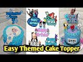 How to Make Customize Cake Topper with Image Using "Phonto and "PicsArt"