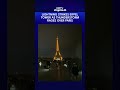 Lightning Strikes Eiffel Tower As Thunderstorm Rages Over Paris