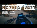 Honda NC750X 2021 Manual | Test Ride [4K RAW Onboard]