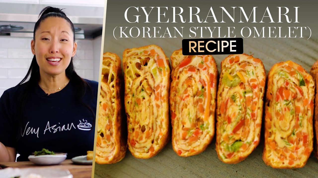 How to Make Gyerranmari, A Korean Style Omelet   In The Kitchen With The Korean Vegan