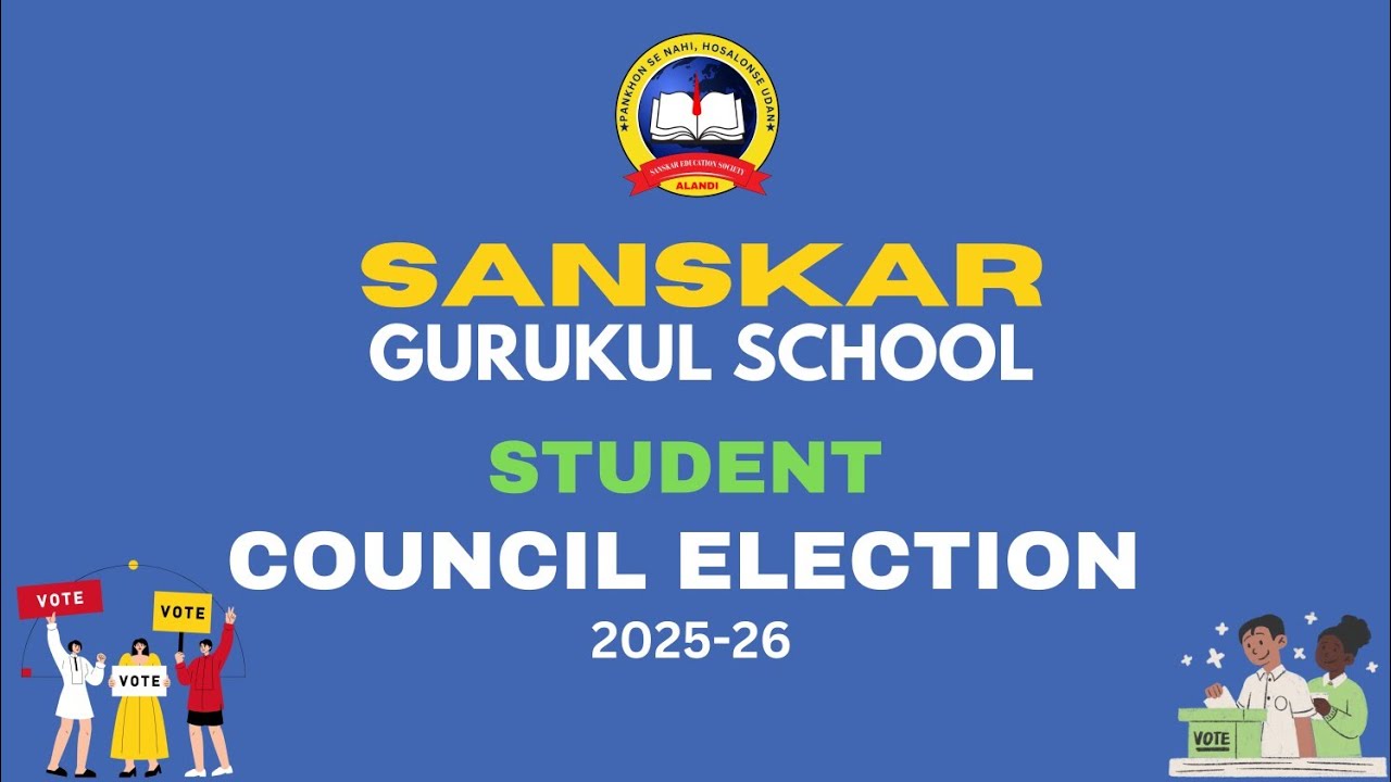 Student Council 2025-26 | Sanskar Gurukul School Alandi