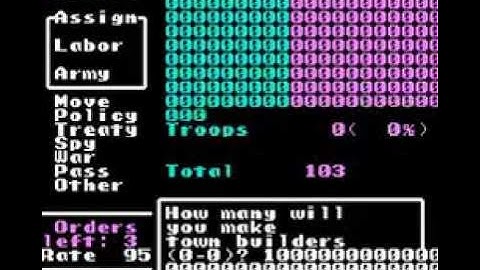 Genghis Khan - NES Glitch