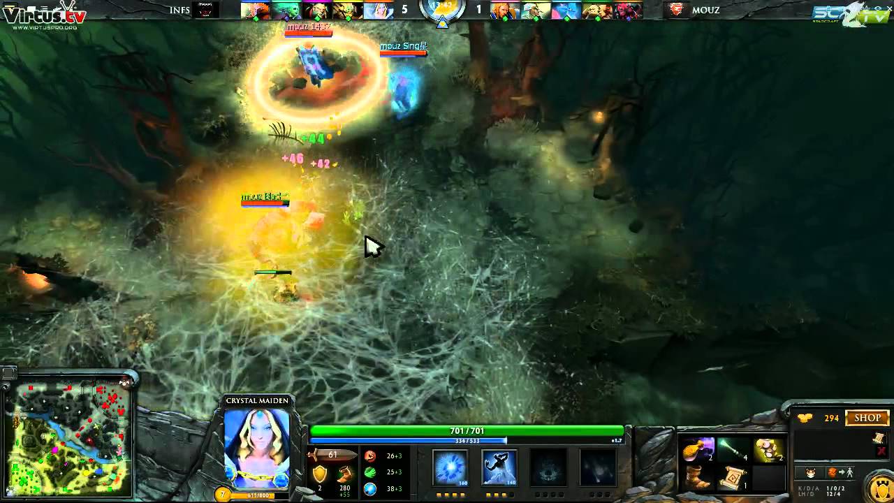 The International 2 West Qualifier: Mouz vs Infused @ Winners Bracket Quarterfinal Game 2