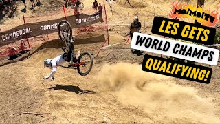 LES GETS DOWNHILL MTB WORLD CHAMPS QUALIFYING | Jack Moir |