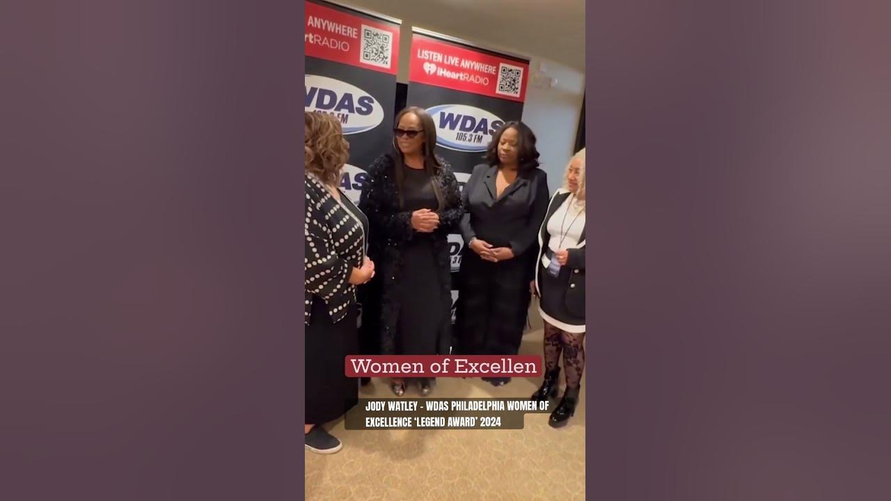Jody watley montage women of excellence legend award recipient wdas