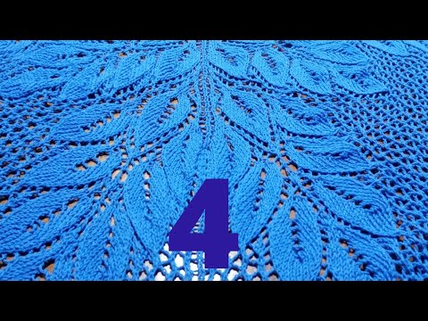 შარფი_ჩხირებით \"გაზაფხულის ტყე\"_ნაწილი 4