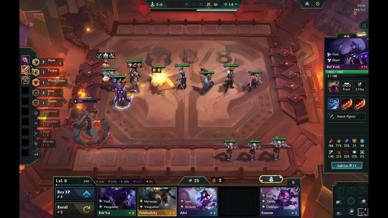 TFT Ranked climb, trying high-roll comps