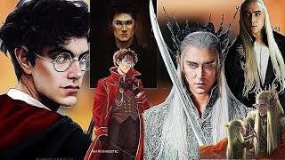 Harry Potter react to Harry as Thranduil/Реакция ГП на Гарри это Трандуиль. НА ЗАКАЗ