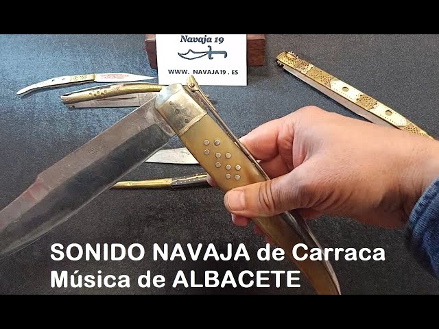 Sonido de navaja de Carraca hasta 10 piñones musica muelles de Albacete 