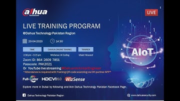 Dahua Wizsense: AI Coding Training | Urdu