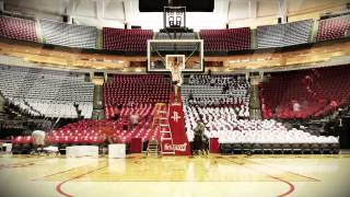 Bull Shirts covered the Toyota center for Houston Rockets 2015 Playoffs